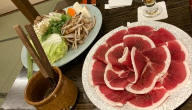 ぼたん鍋　＠近又(兵庫篠山)